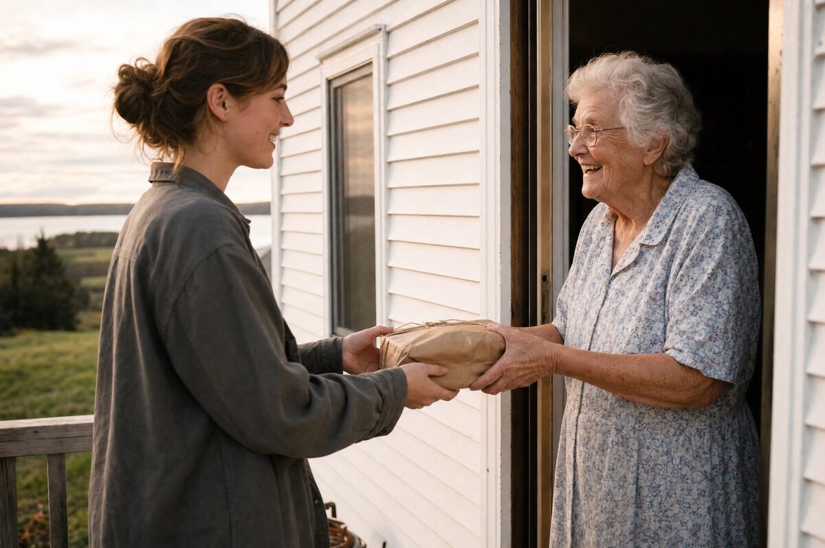 Hand to hand, door to door.